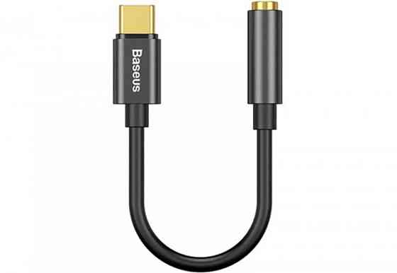 Кабель-перехiдник Baseus Type-C Male to 3.5mm Female Adapter L54 Black Киев