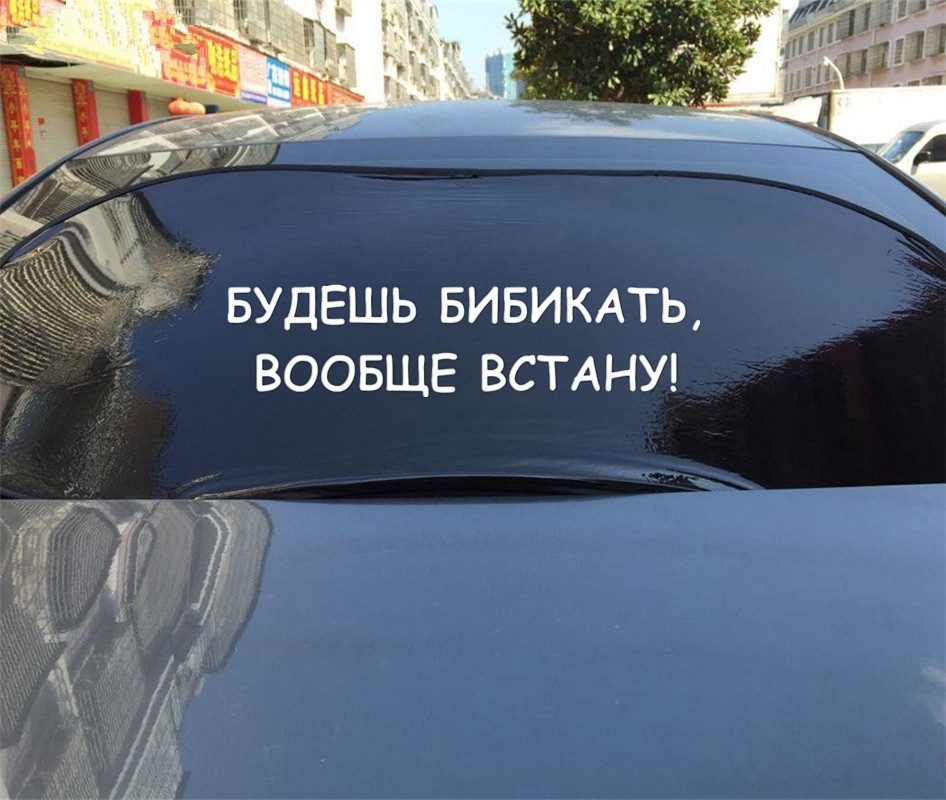 Наклейка на авто на заднє скло авто Київ - фото 4