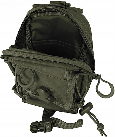 Тактичний Підсумок на пояс 0.5 літрів із системою Molle Mil-Tec "HEXTAC" (13485001) Olive Нововолинськ - фото 8