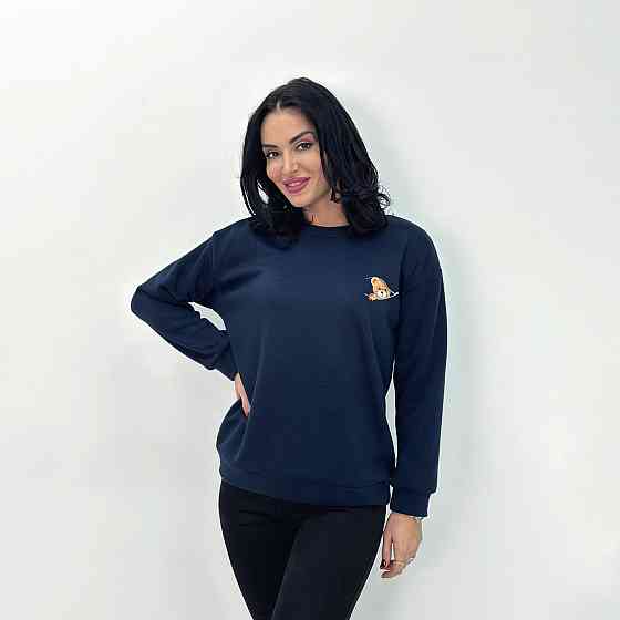 Жіночий світшот з принтом "Bear" оптом | Батал Київ