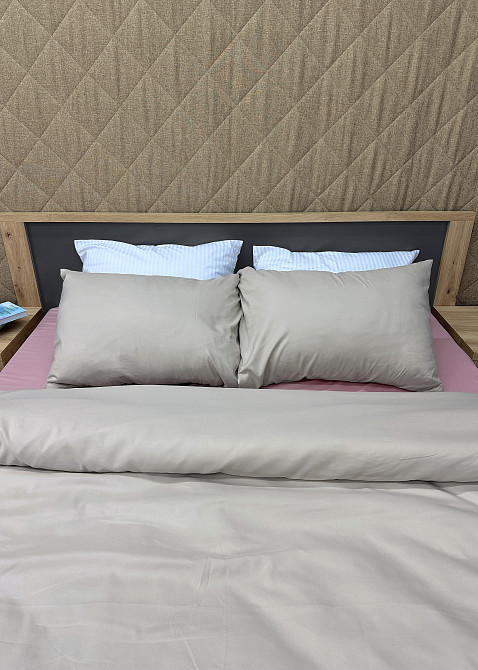 Комплект постельного белья, Decorator Rose Smoke - Rainy Day Евро 200х215 Тауп с пудровым (88-084) Киев - изображение 5