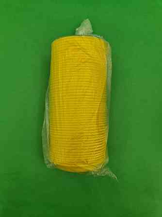 Кришка під стакан паперовий Ф90 (гар) жовта Маестро (50 шт) Харків