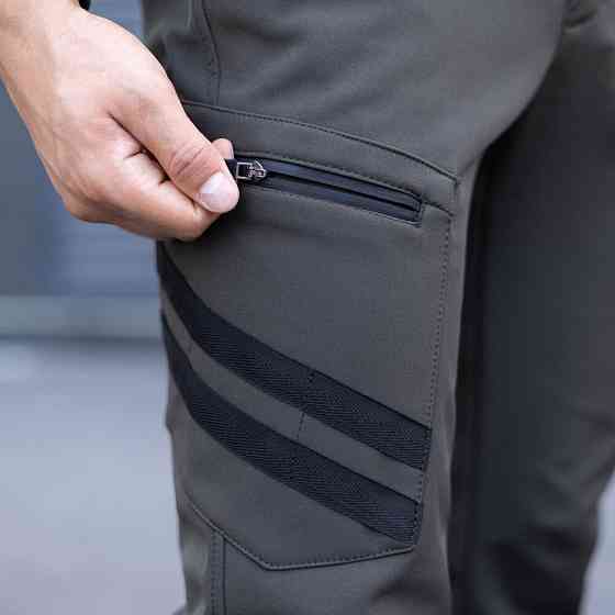 Штаны карго мужские весенние с карманами хаки Pobedov Static Киев