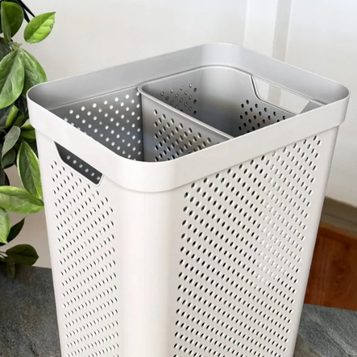 Кошик для білизни 45л з органайзером какао Simple Алеана Житомир