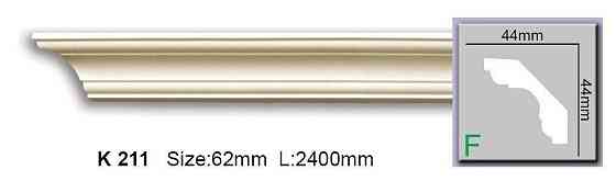 Карниз гладкий полиуретановый Harmony K 211 Днепр