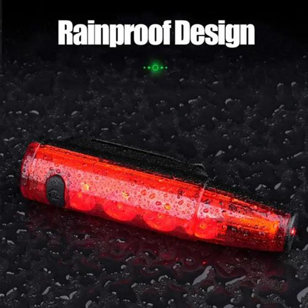 Ліхтар для велосипеда з акумулятором і зарядкою LEADBIKE LD77-LS-4 LED, Ліхтар задній вело TD-81 Івано-Франківськ - фото 10