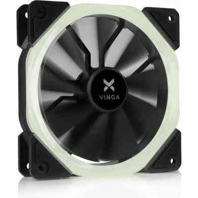 Кулер до корпусу Vinga LED fan-01 white Вінниця