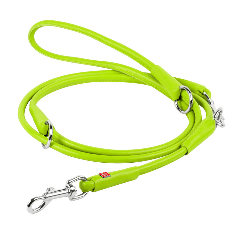 Повідець-перестібка "WAUDOG GLAMOUR" круглий (діаметр 10 мм, довжина 122,142,183см) салатовий Коломыя - изображение 1