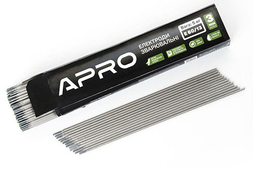 Електроди зварювальні Е 60/13 5 кг 3 мм APRO Рівне - фото 1