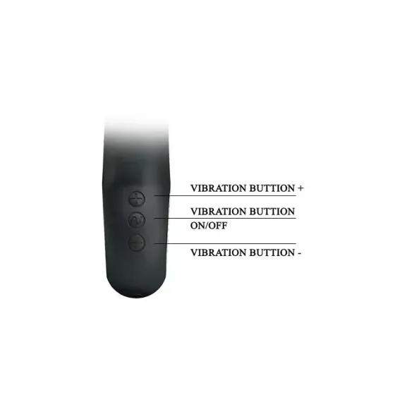 Вибратор PRETTY LOVE SELENE, USB, BLACK, 7 function Sex Aura Киев