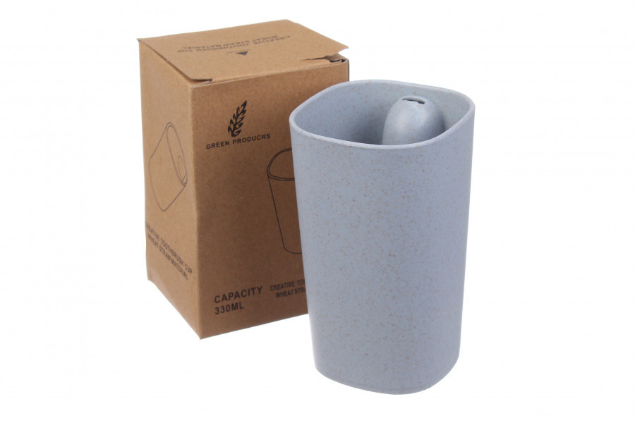 Еко стакан для зубної щітки 68-857, блакитний Вінниця - фото 4