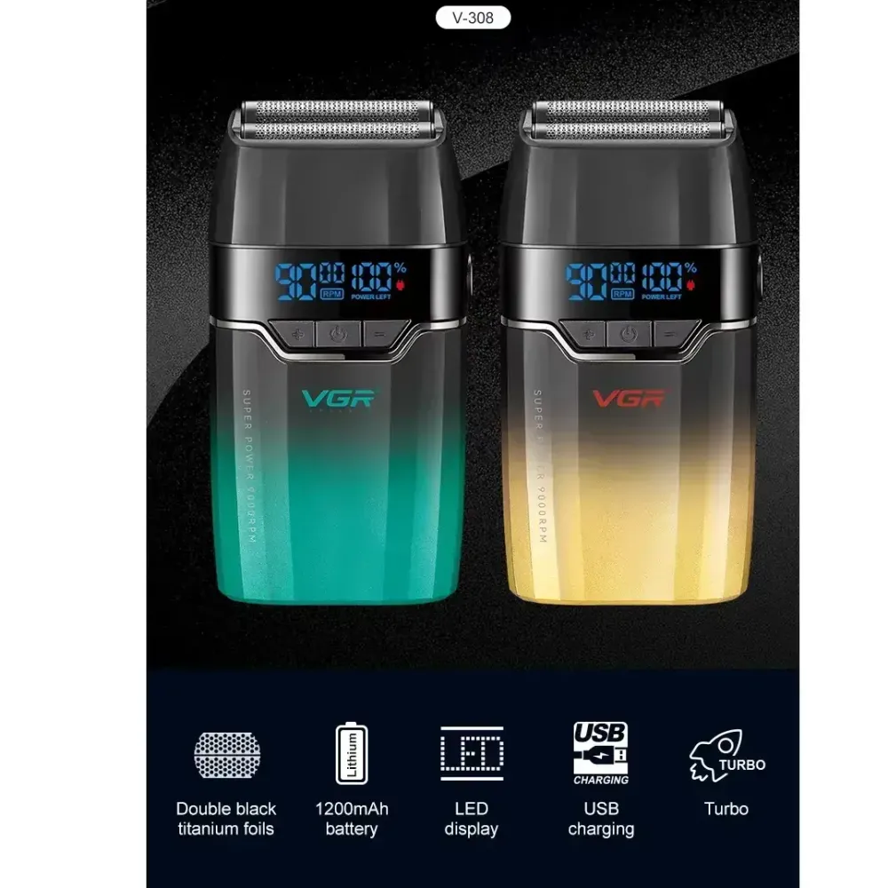 Профессиональный аккумуляторный шейвер для бритья бороды и усов VGR V-308 шейвер для идеальной гладкости Коломыя - изображение 4