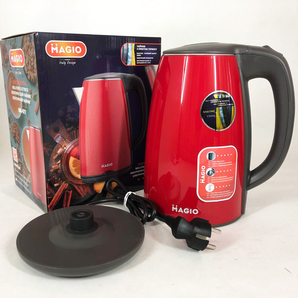 Сучасний електрочайник для дому, Стильний електричний чайник, Ергономічний електричний чайник DS-20 Івано-Франківськ - фото 8