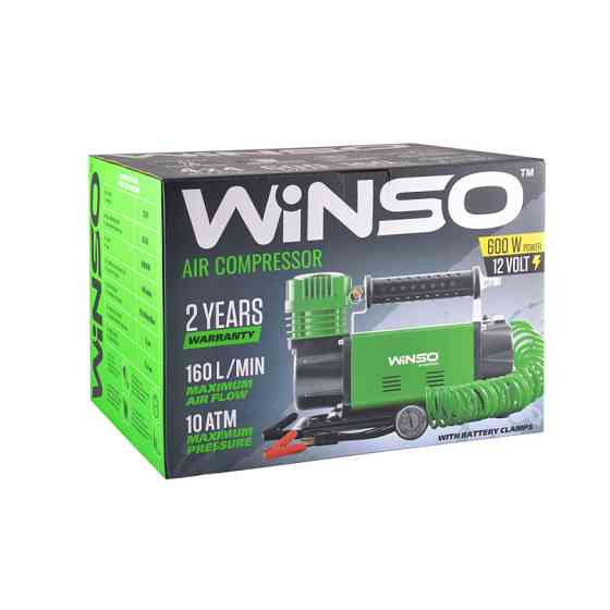 Компресор автомобільний Winso 10Атм 160л/хв 600Вт Львів