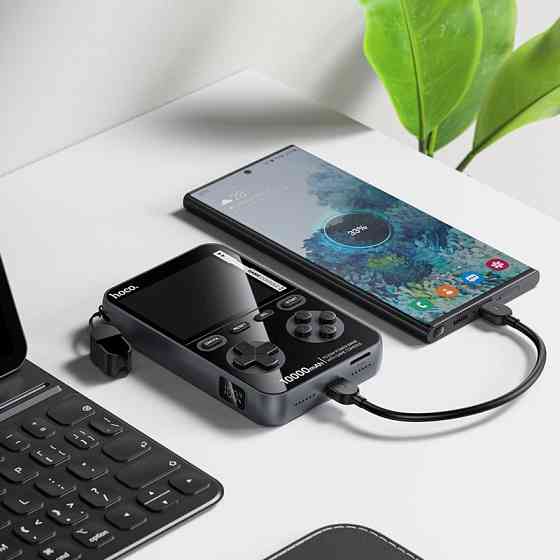 Павербанк 10000 mAh HOCO Q47 Shine PD20W портативная игровая приставка ретро консоль быстрая зарядка power bank Одесса