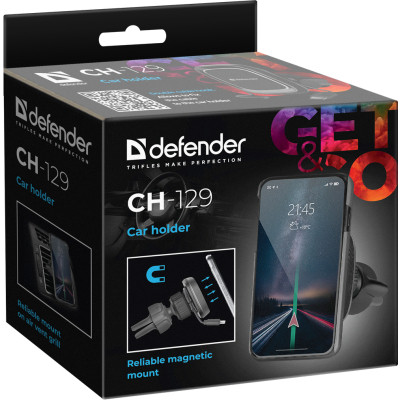Універсальний автотримач Defender CH-129 магніт, на решітку вентиляції (29129) Вінниця - фото 9