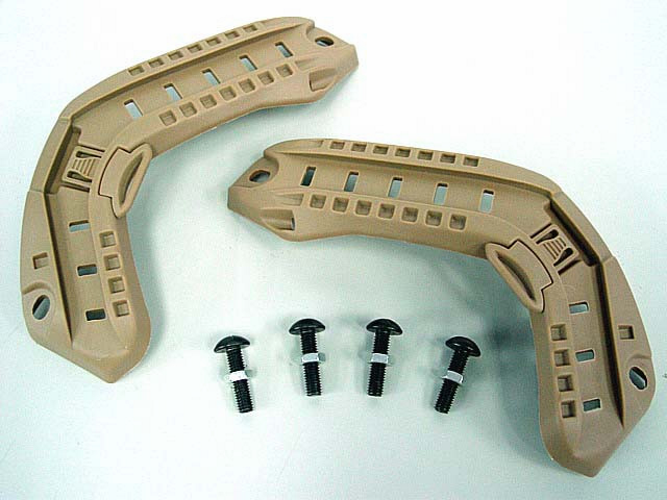 Рейкове кріплення на шолом каску FAST Планка Койот Київ - фото 6