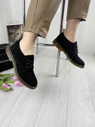 Sothby 's Туфлі жіночі Sothby 's M-375 чорні (весна-осінь, замша натуральна) (3111) Коломыя