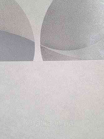 Шпалери вінілові на флізеліні гарячого тиснення Sintra Atmosphere під штукатурку однотонні світло-сірі 512326 Київ