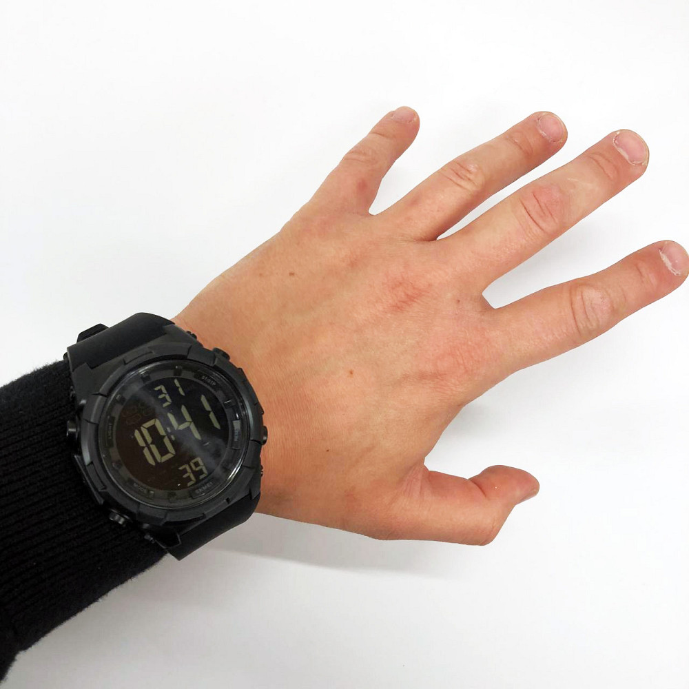 Армейские часы противоударные SKMEI 1845BK, Качественные спортивные часы Бюджетные спортивные LI-56 Львов - изображение 8