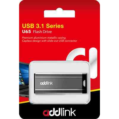 USB флеш накопичувач AddLink 128GB U65 USB 3.1 (ad128GBU65G3) Вінниця