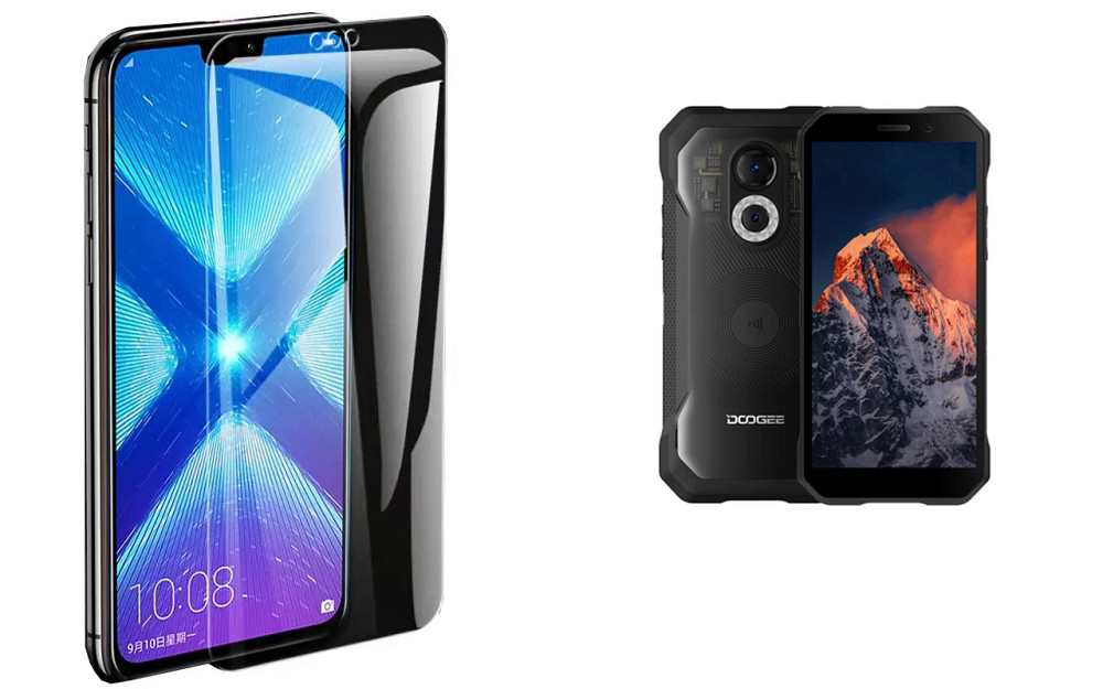 Защитное стекло NeoGlass для Doogee S61, S61 Pro – ультрапрозрачное и устойчивое Киев - изображение 2