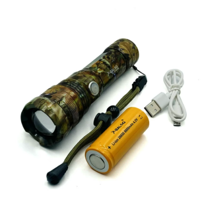 Светодиодный ручной аккумуляторный тактический фонарик Bailong BL-P512M-P90 диод Cree XH-P90 Киев