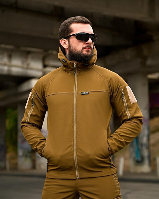 Тактичний костюм софтшел Oblivion кайот ВТ7680 Одеса - фото 14