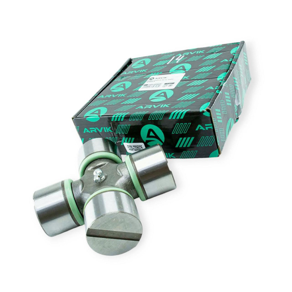 Хрестовина валу Камаз велика з маслянкою карданного Мукачево - фото 1