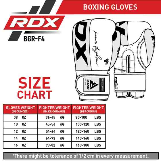 Боксерські рукавички RDX F4 White 12 ун. Каменское