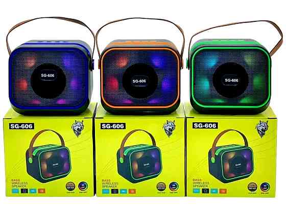 Портативна бездротова Bluetooth колонка TS-5578 з підставкою для телефону та RGB  USB, ремінець Одеса
