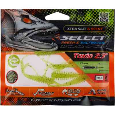 Силикон рыболовный Select Toxic 2.3" 072 (6 шт/уп) (1870.73.36) Винница