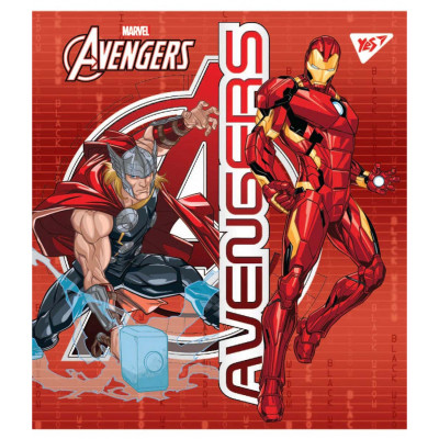 Зошит Yes А5 Marvel 12 аркушів лінія (765168) Вінниця - фото 1