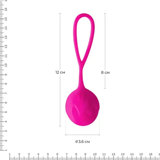 Вагінальні кульки Adrien Lastic Geisha Lastic Balls Mía Magenta (L), діаметр 4 см, маса 42 г Львів