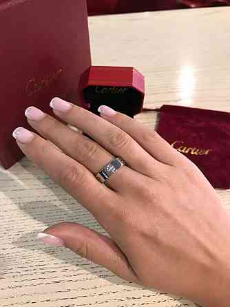 Cartier кільце біле золото/карт'я кільце LOVE біле золото AU 750 Одеса
