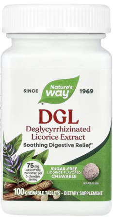 Корінь солодки Nature's Way DGL 100 жов таб Київ