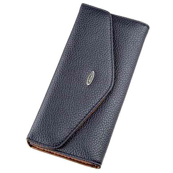 Гаманець жіночий з екокожі флотар KIVI 19065 Синій Київ