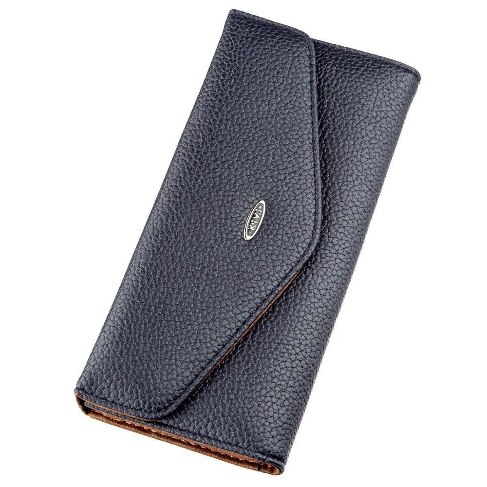 Гаманець жіночий з екокожі флотар KIVI 19065 Синій Київ - фото 1