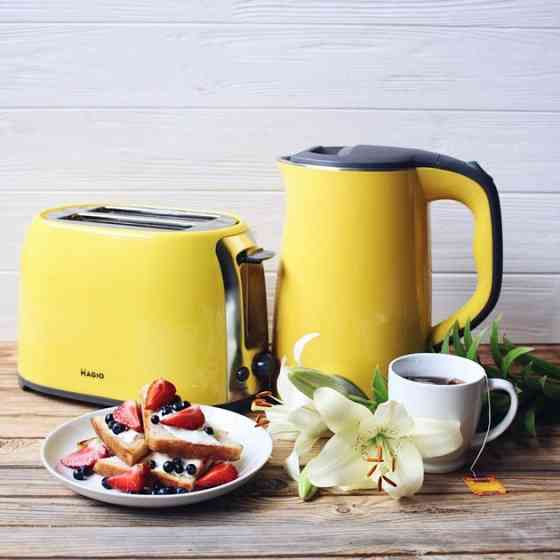 Тостер для підсмажування хліба MAGIO MG-272Y, Тостер зі ступенями підсмажування, Якісний сендвіч-тостер KP-85 Львів