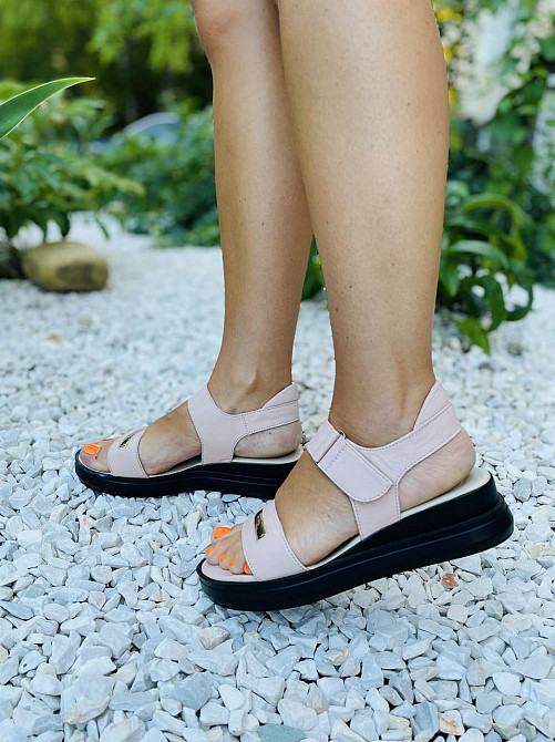 Kentro Босоніжки жіночі KENTO 3225/1 пудра (літо, шкіра натуральна) (3733) Коломия - фото 8