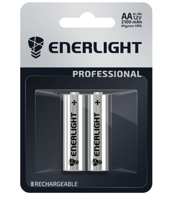 Акумулятор AA/HR06 NiMh 2100mAh (бл-2шт) Enerlight Professional Житомир - изображение 1