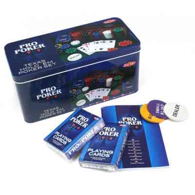 Настільна гра Tactic Техаський холдем у жестяній коробці (3095) Вінниця