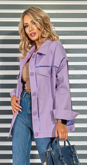 Джинсова куртка з графіті (46) Київ - фото 2