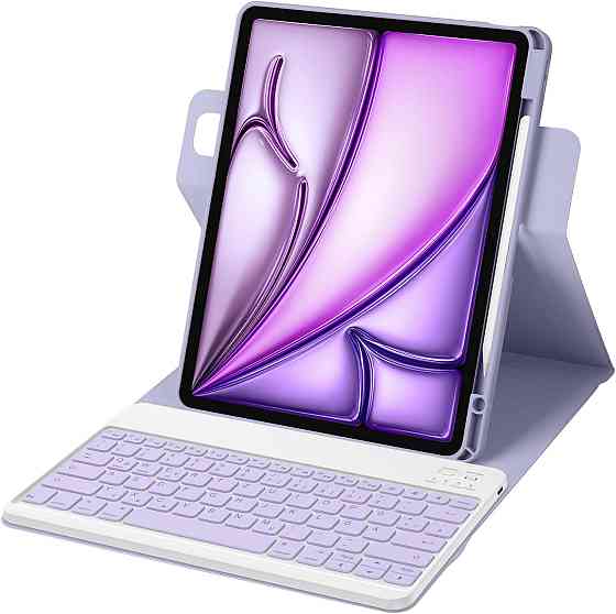 Захисний чохол-клавіатура для iPad Air 13 Inch M2 / iPad Air 2024 / iPad Pro 12,9 дюймів (6-го, 5-го Дніпро