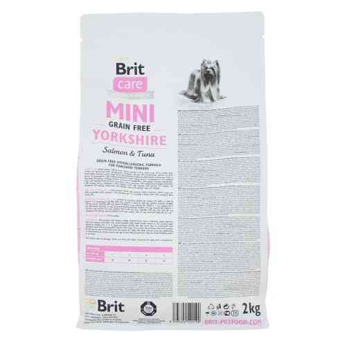 Корм сухой Brit Care Grain Free Mini Yorkshire для йоркширских терьеров с лососем и тунцем 2 кг Киев