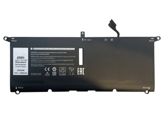 Аккумулятор для ноутбука Dell 0H754V XPS 13 9370 7.6V Black 6500mAh OEM Вінниця