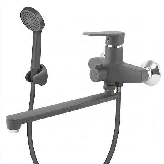 Смеситель для ванны Plamix Oscar-006 Euro SET Graphite из термопластика (цвет графит) (PM6098) Черновцы