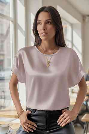 Жіноча футболка з шовку Кавовий 2XL Харків