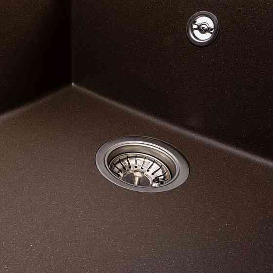 VALESO Гранітна кухонна мийка VALESO CALYPSO 7950 матова Темна Скеля Киев