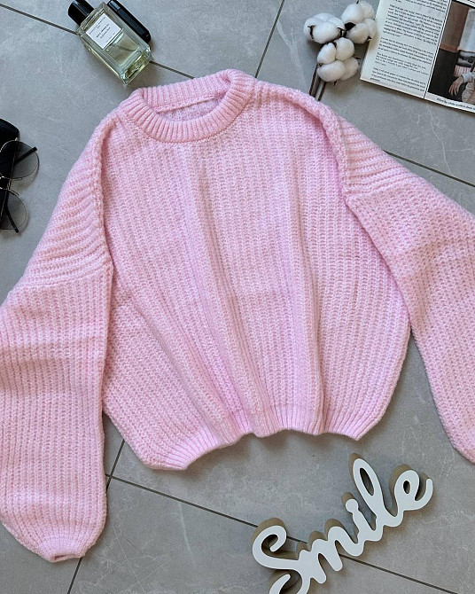 Женский повседневный свитер универсального кроя машинная вязка Одесса - изображение 1